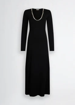 Liu Jo Vestido de punto con strass-Mujer Vestidos