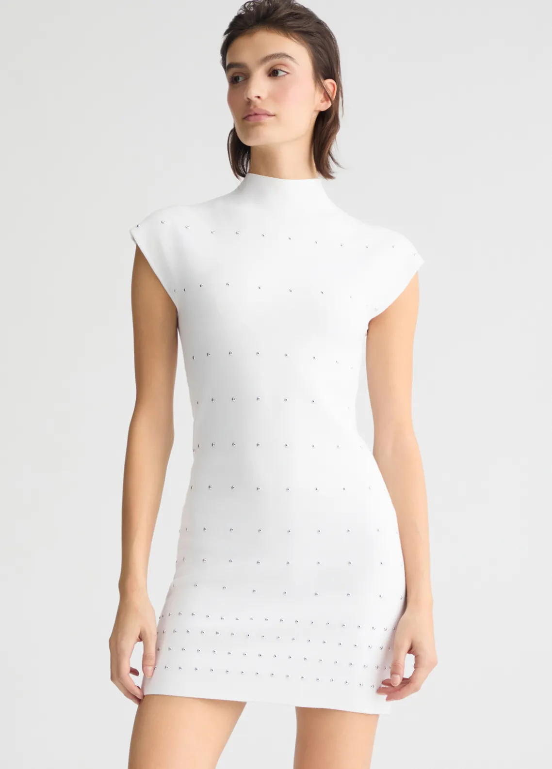 Liu Jo Vestido de punto con tachuelas-Mujer Cárdigans Y Jerséis|Vestidos