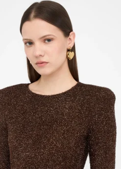 Liu Jo Vestido de punto con tirantes acolchados-Mujer Vestidos