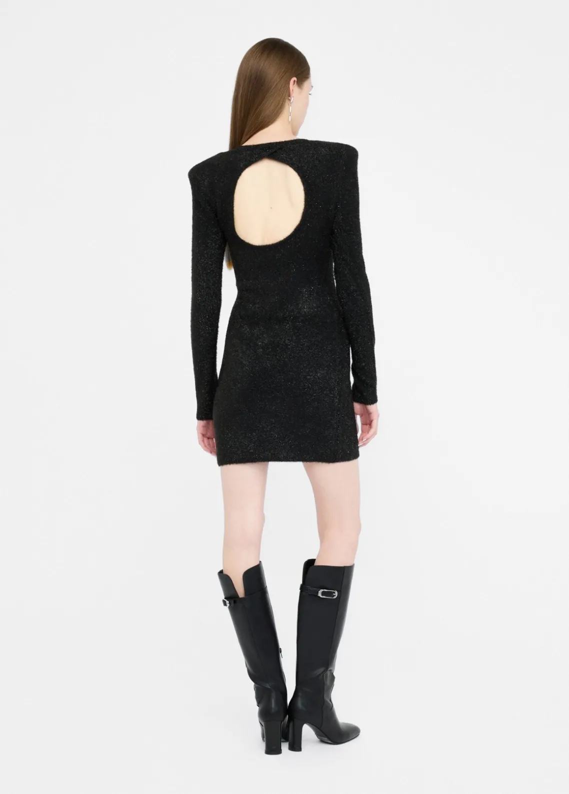 Liu Jo Vestido de punto con tirantes acolchados-Mujer Cárdigans Y Jerséis|Vestidos