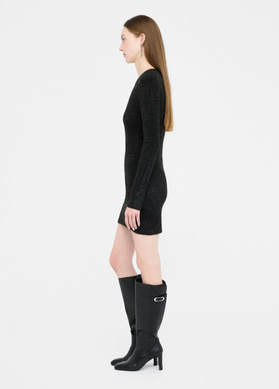 Liu Jo Vestido de punto con tirantes acolchados-Mujer Cárdigans Y Jerséis|Vestidos