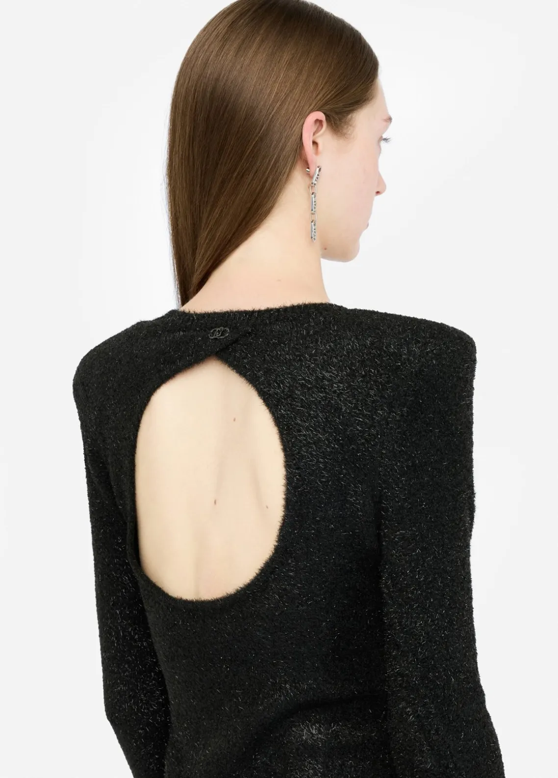 Liu Jo Vestido de punto con tirantes acolchados-Mujer Cárdigans Y Jerséis|Vestidos
