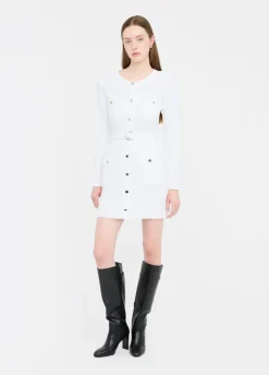 Liu Jo Vestido de punto con tirantes acolchados-Mujer Cárdigans Y Jerséis|Vestidos