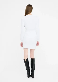 Liu Jo Vestido de punto con tirantes acolchados-Mujer Cárdigans Y Jerséis|Vestidos