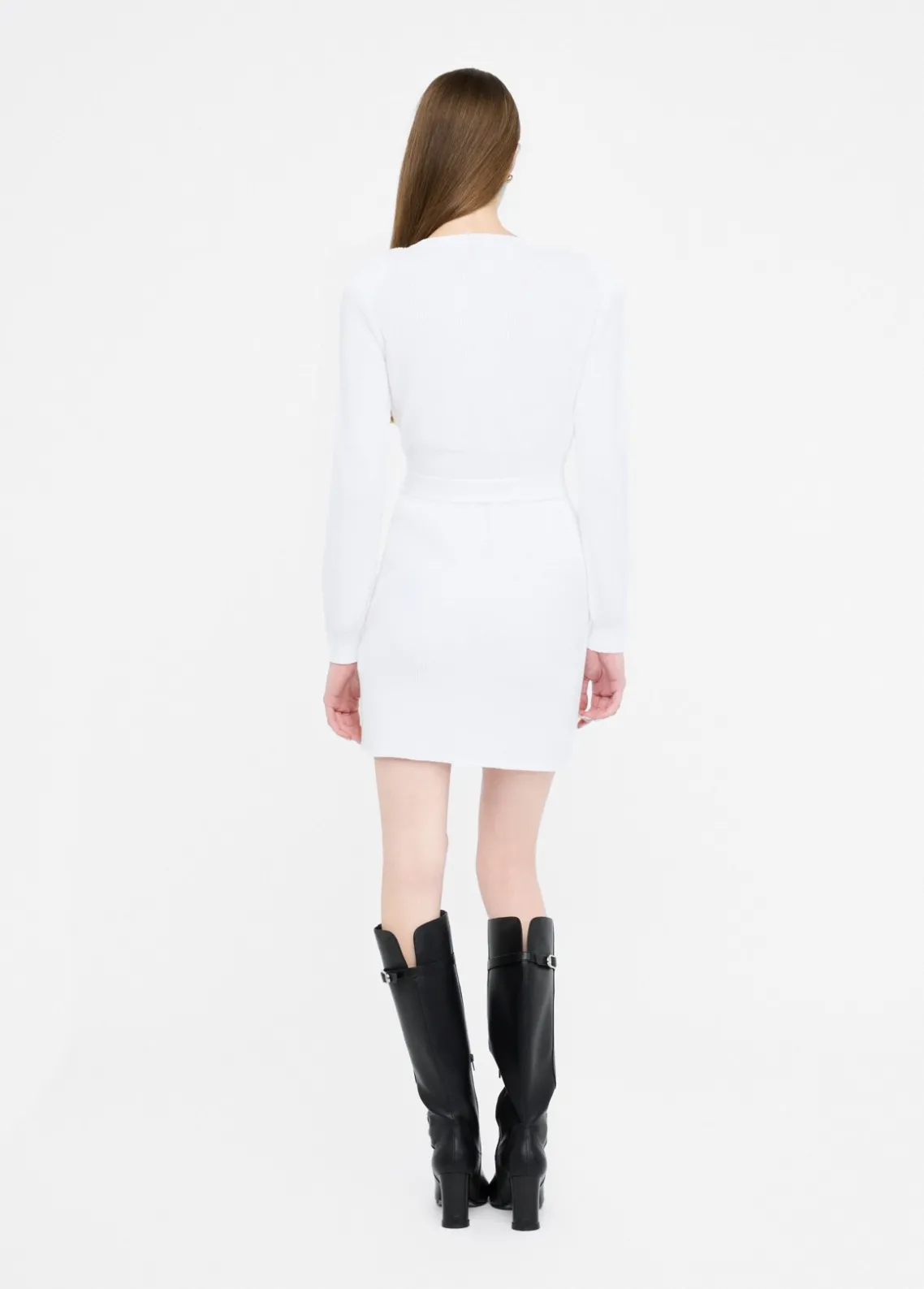 Liu Jo Vestido de punto con tirantes acolchados-Mujer Cárdigans Y Jerséis|Vestidos