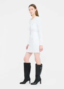 Liu Jo Vestido de punto con tirantes acolchados-Mujer Cárdigans Y Jerséis|Vestidos