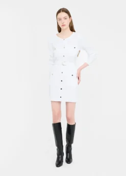 Liu Jo Vestido de punto con tirantes acolchados-Mujer Cárdigans Y Jerséis|Vestidos