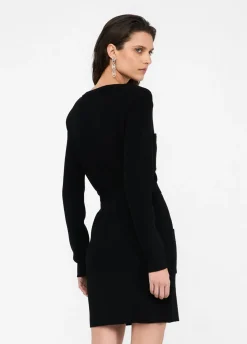 Liu Jo Vestido de punto con tirantes acolchados-Mujer Cárdigans Y Jerséis|Vestidos