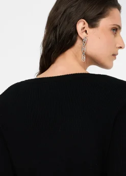 Liu Jo Vestido de punto con tirantes acolchados-Mujer Cárdigans Y Jerséis|Vestidos