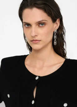 Liu Jo Vestido de punto con tirantes acolchados-Mujer Cárdigans Y Jerséis|Vestidos