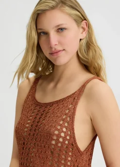 Liu Jo Vestido de punto de lurex®-Mujer Moda Baño|Vestidos