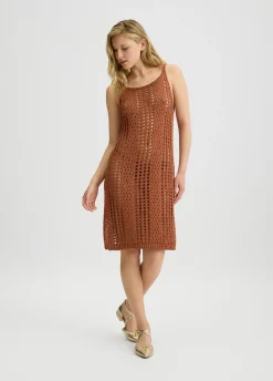 Liu Jo Vestido de punto de lurex®-Mujer Moda Baño|Vestidos