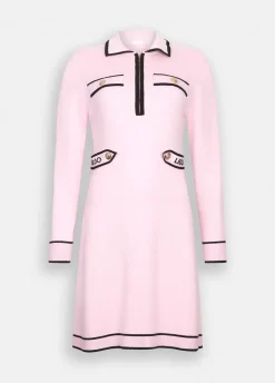 Liu Jo Vestido de punto de mezcla de seda-Mujer Ropa Deportiva|Vestidos