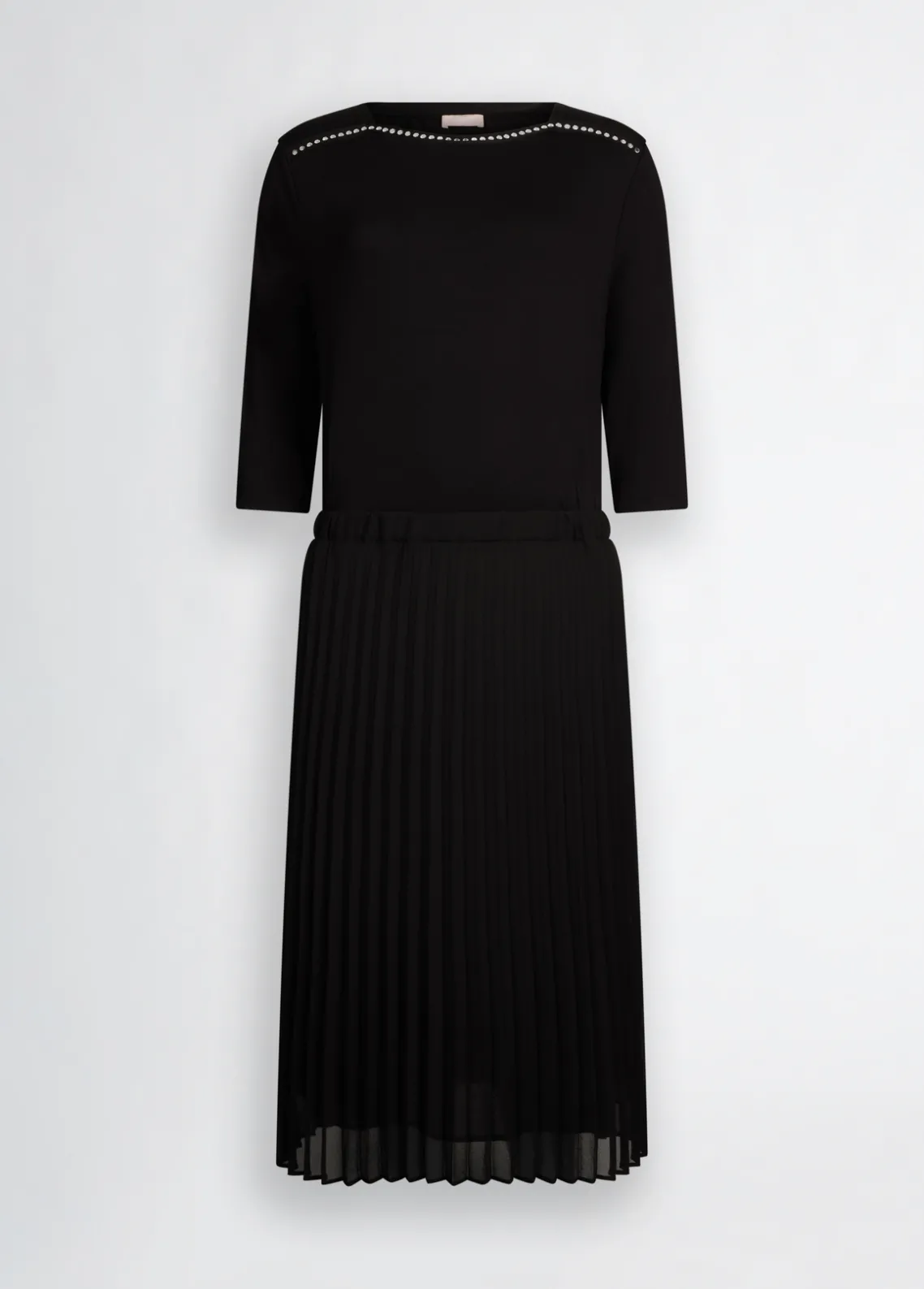 Liu Jo Vestido de punto y georgette-Mujer Vestidos