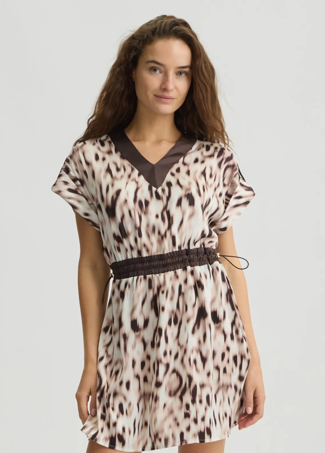Liu Jo Vestido de raso estampado-Mujer Ropa Deportiva|Vestidos