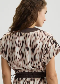 Liu Jo Vestido de raso estampado-Mujer Ropa Deportiva|Vestidos