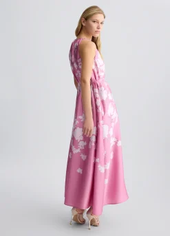 Liu Jo Vestido de raso estampado-Mujer Ceremonia|Vestidos