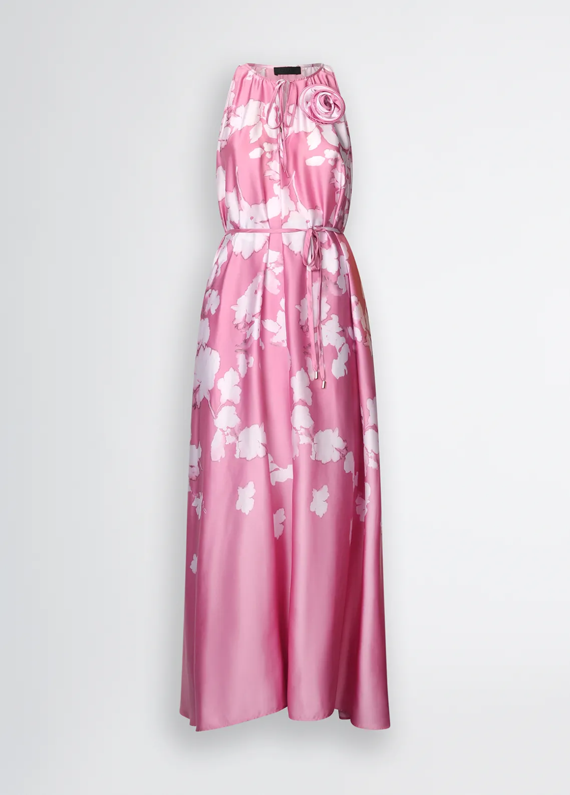 Liu Jo Vestido de raso estampado-Mujer Ceremonia|Vestidos