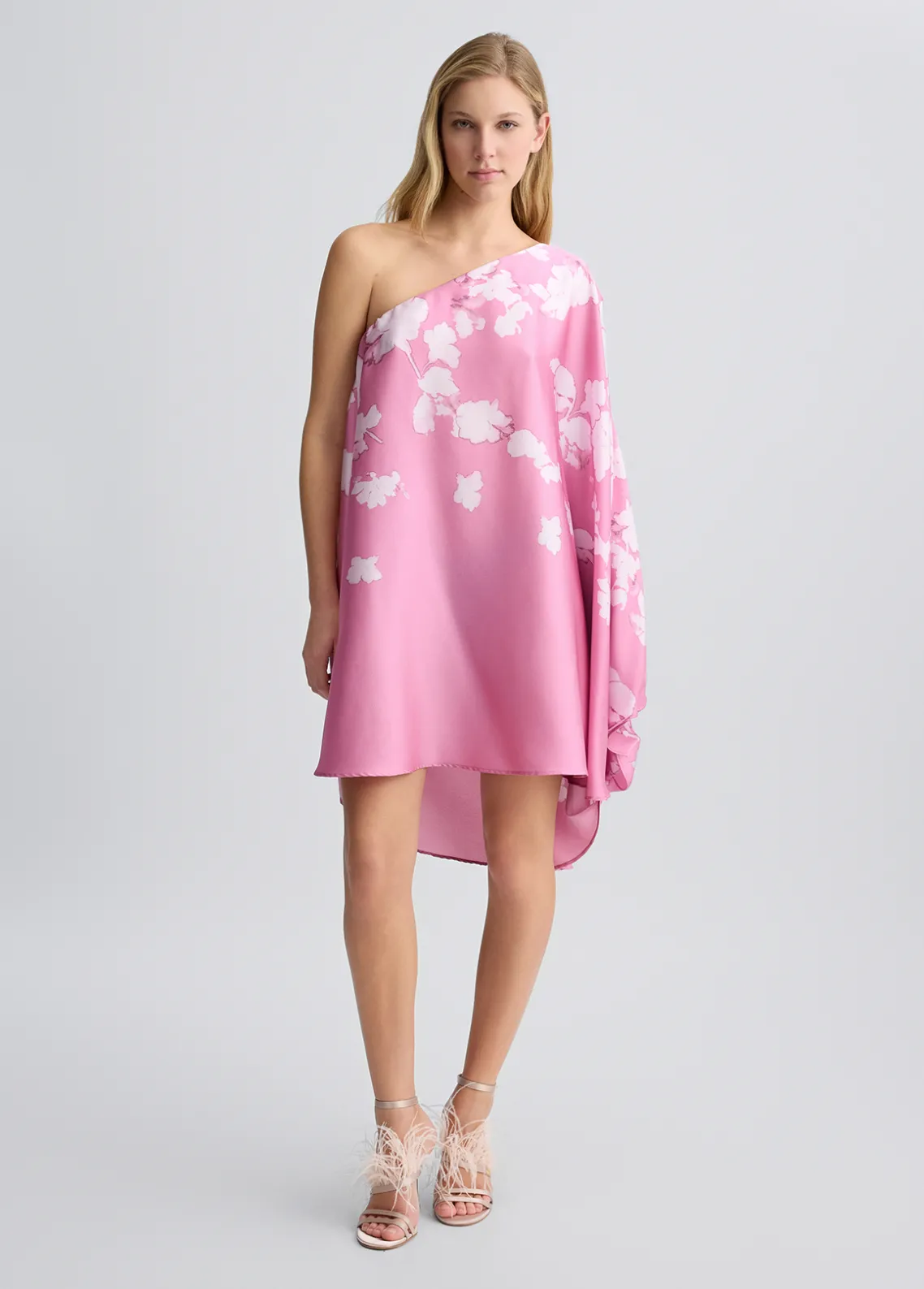 Liu Jo Vestido de raso estampado-Mujer Ceremonia|Vestidos