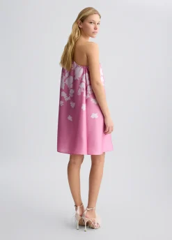 Liu Jo Vestido de raso estampado-Mujer Ceremonia|Vestidos