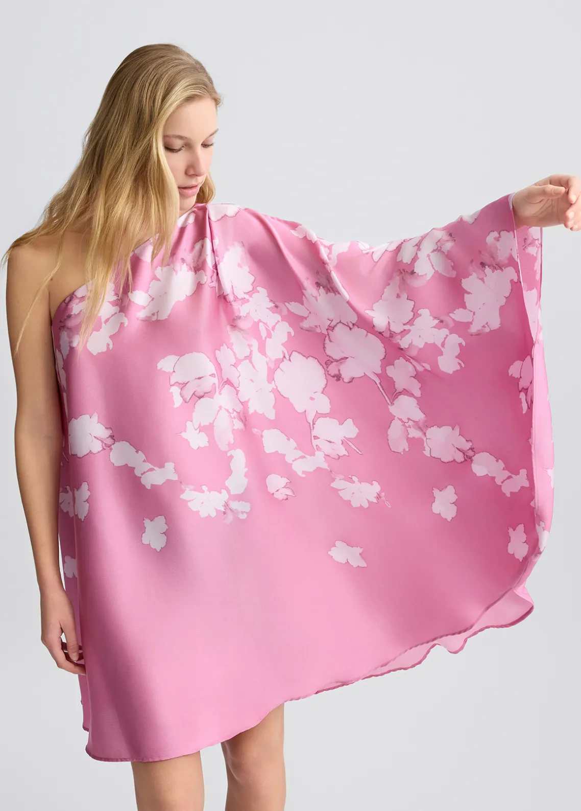 Liu Jo Vestido de raso estampado-Mujer Ceremonia|Vestidos