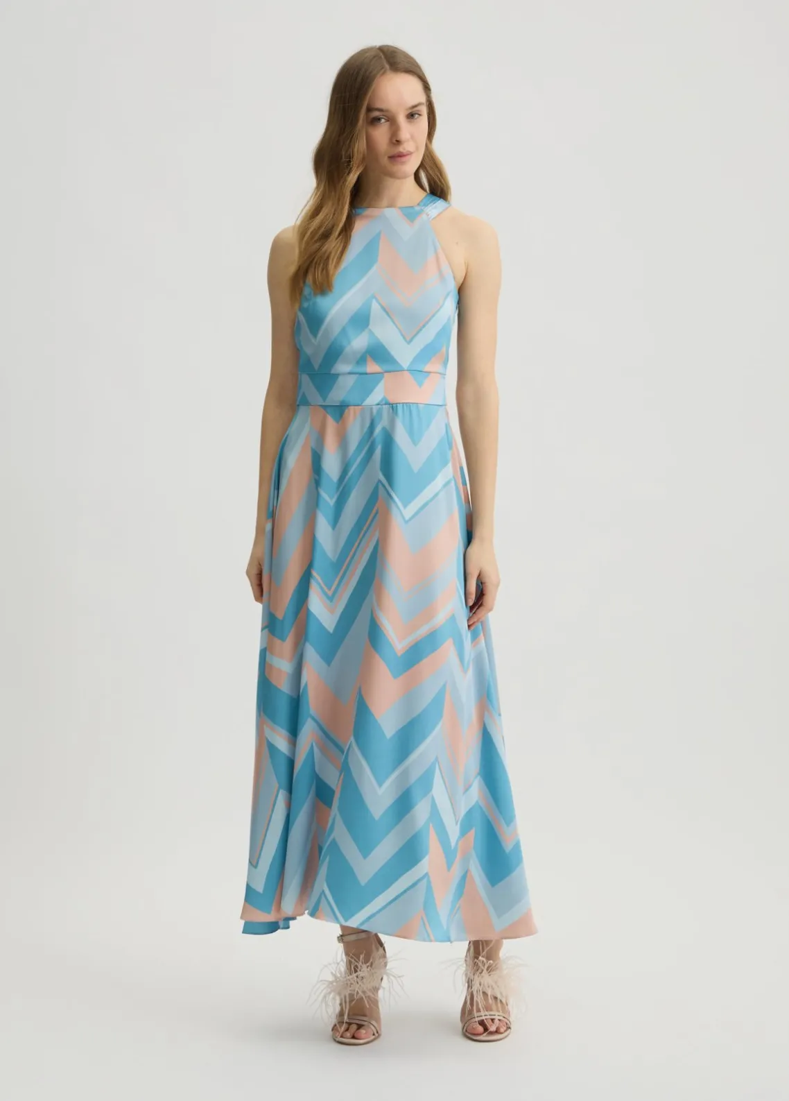 Liu Jo Vestido de sarga estampada-Mujer Ceremonia|Vestidos