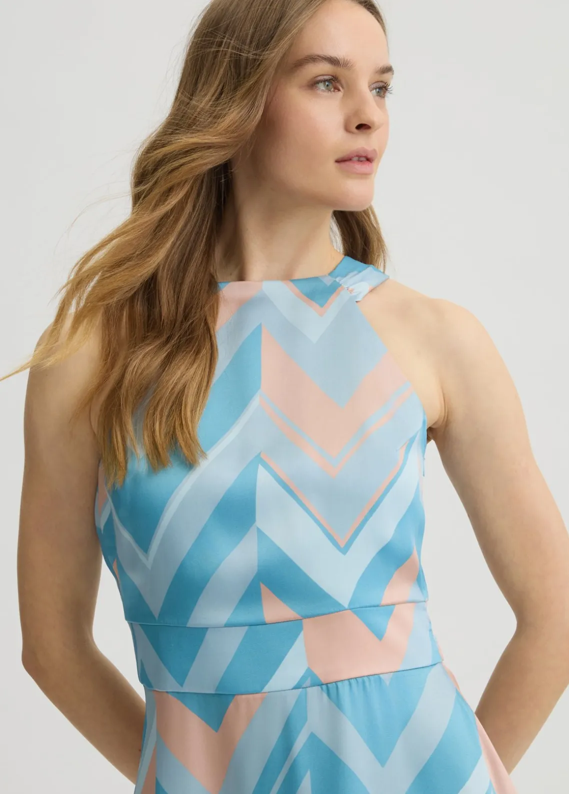 Liu Jo Vestido de sarga estampada-Mujer Ceremonia|Vestidos