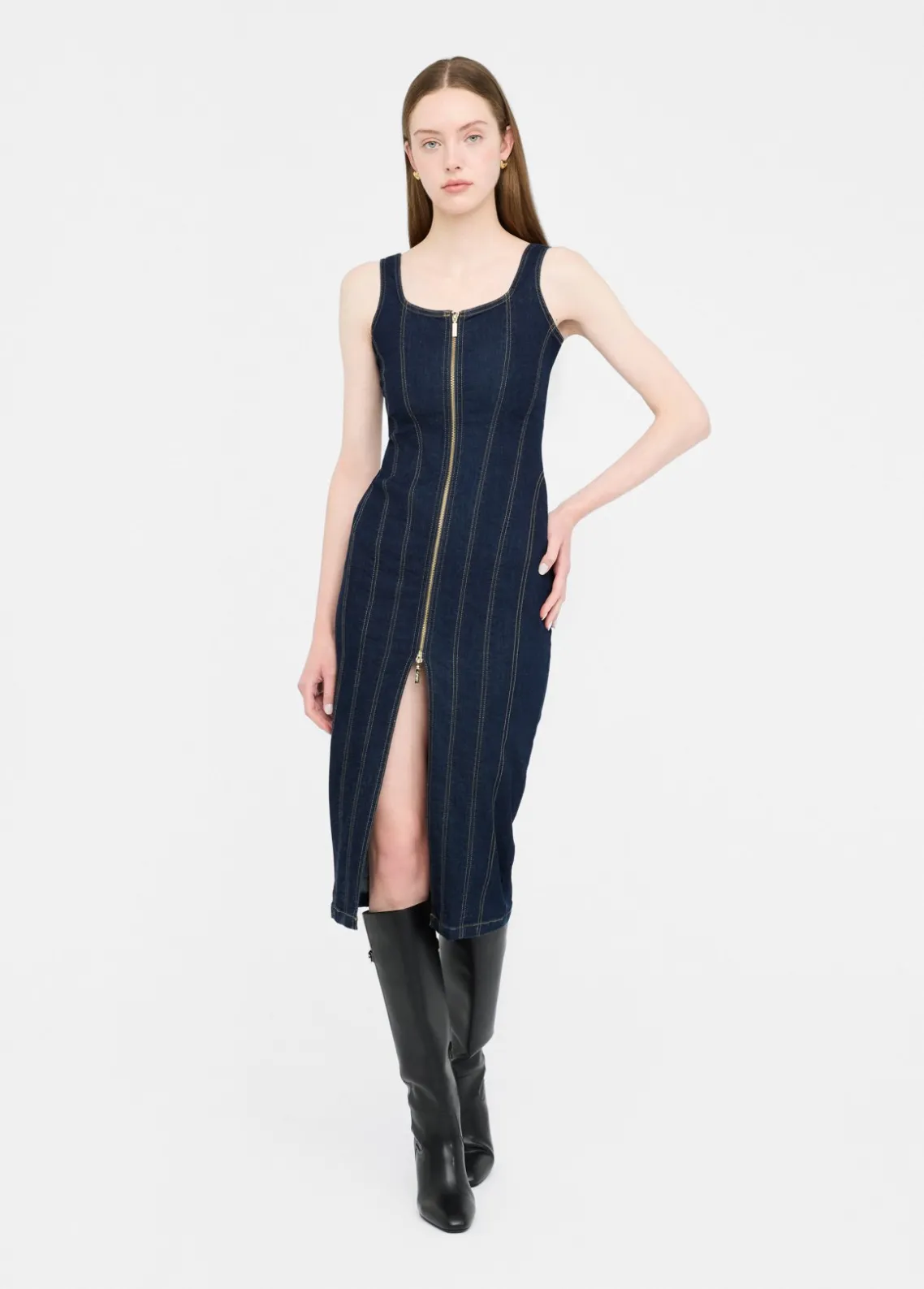 Liu Jo Vestido de tejido denim-Mujer Vestidos