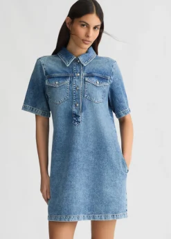 Liu Jo Vestido de tejido denim-Mujer Vestidos