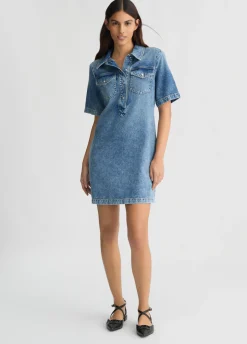 Liu Jo Vestido de tejido denim-Mujer Vestidos