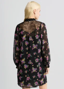 Liu Jo Vestido de tejido georgette floral-Mujer Vestidos