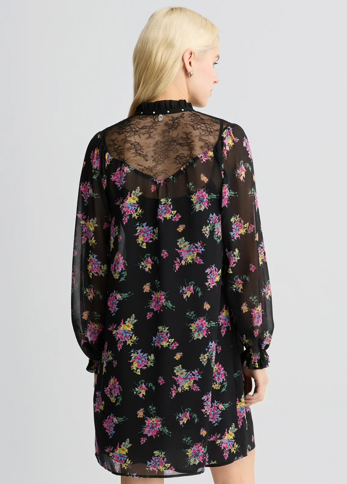 Liu Jo Vestido de tejido georgette floral-Mujer Vestidos