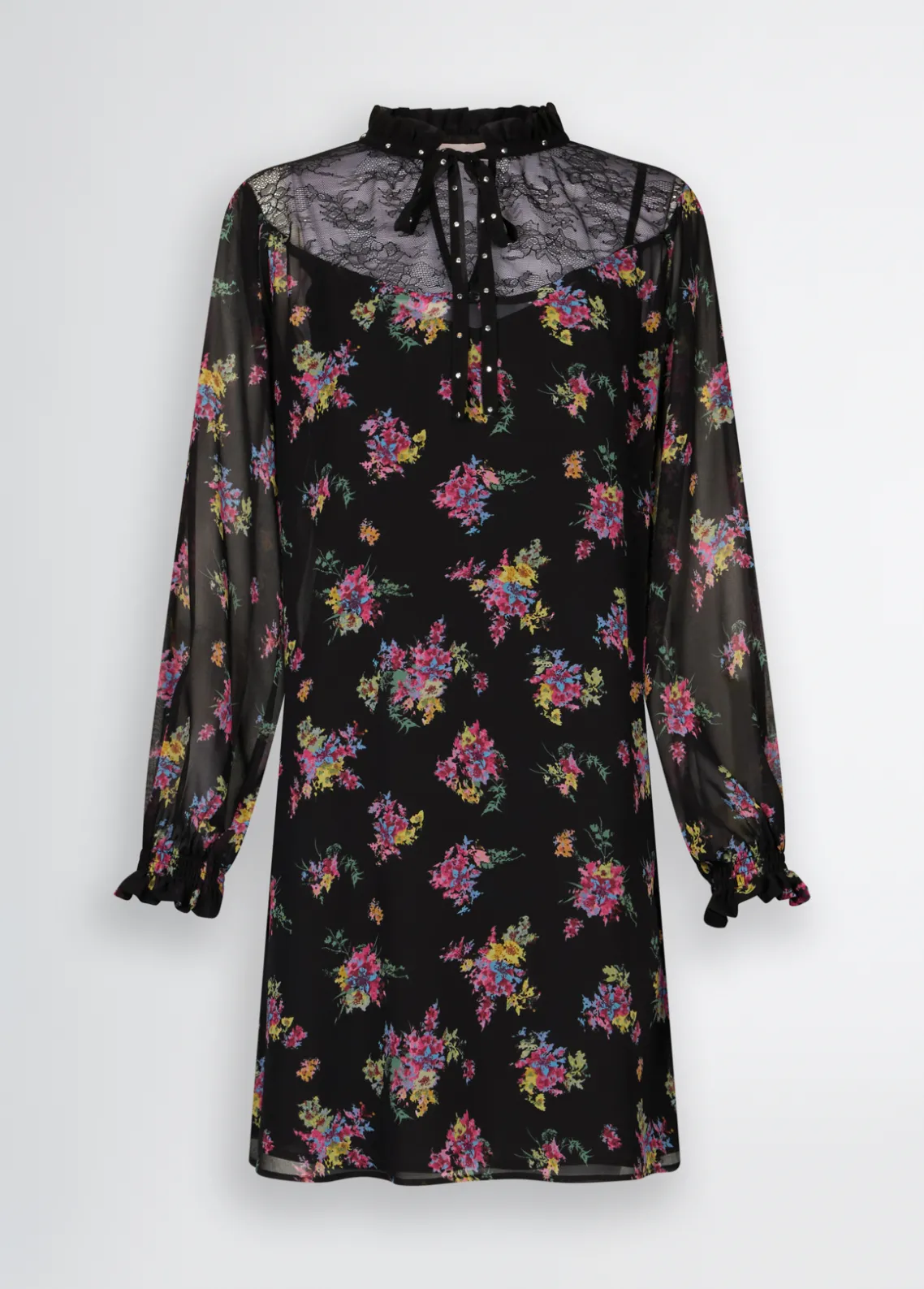 Liu Jo Vestido de tejido georgette floral-Mujer Vestidos