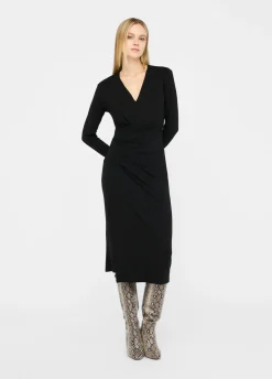 Liu Jo Vestido largo con detalle fruncido-Mujer Vestidos