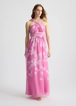 Liu Jo Vestido largo con estampado floral-Mujer Ceremonia|Vestidos