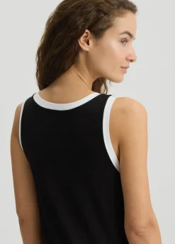 Liu Jo Vestido largo con logotipo-Mujer Moda Baño|Vestidos