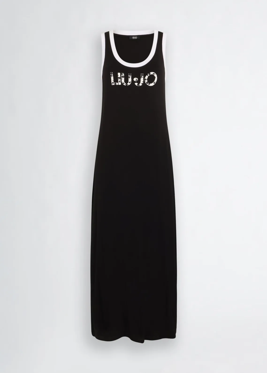 Liu Jo Vestido largo con logotipo-Mujer Moda Baño|Vestidos