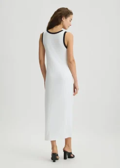 Liu Jo Vestido largo con logotipo-Mujer Moda Baño|Vestidos
