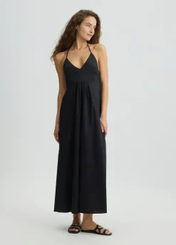 Liu Jo Vestido largo de algodón-Mujer Moda Baño|Vestidos