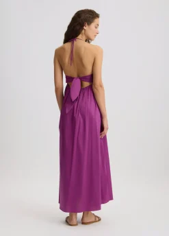 Liu Jo Vestido largo de algodón-Mujer Moda Baño|Vestidos