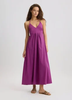 Liu Jo Vestido largo de algodón-Mujer Moda Baño|Vestidos