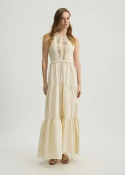 Liu Jo Vestido largo de ganchillo-Mujer Vestidos