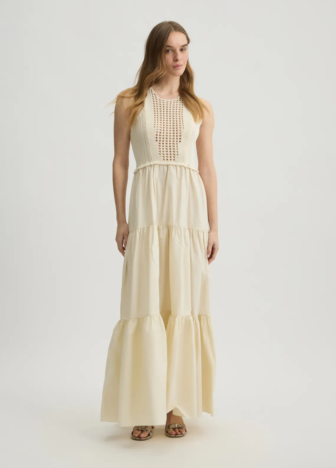 Liu Jo Vestido largo de ganchillo-Mujer Vestidos