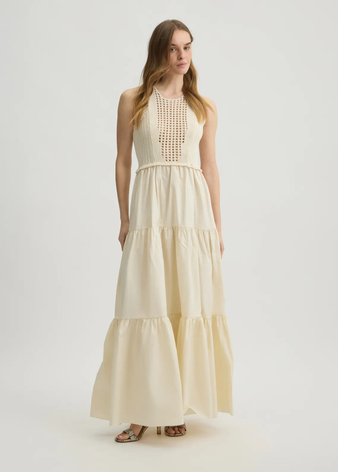 Liu Jo Vestido largo de ganchillo-Mujer Vestidos