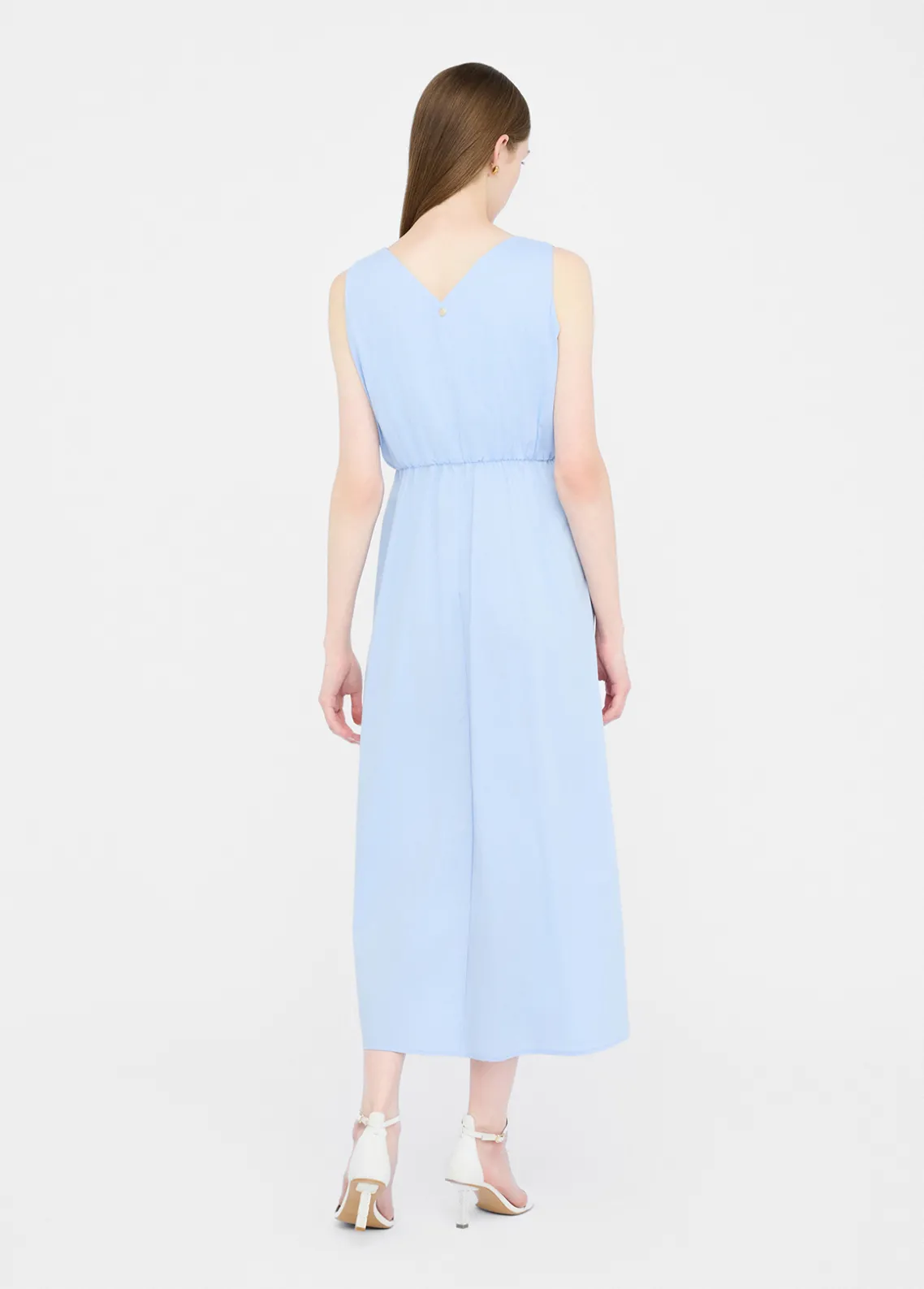 Liu Jo Vestido largo de popelina-Mujer Vestidos