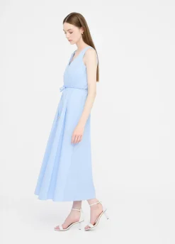 Liu Jo Vestido largo de popelina-Mujer Vestidos
