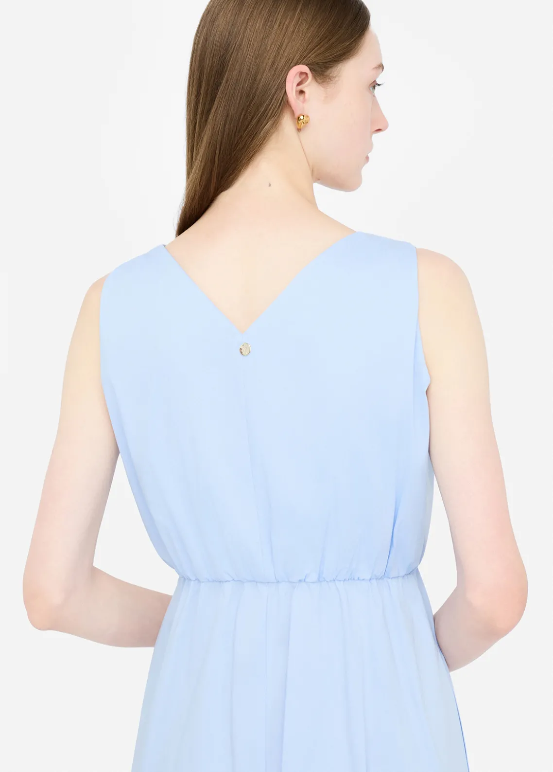 Liu Jo Vestido largo de popelina-Mujer Vestidos