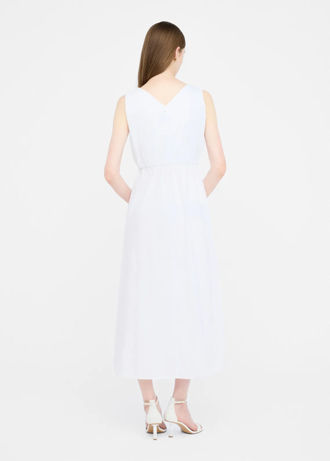 Liu Jo Vestido largo de popelina-Mujer Vestidos