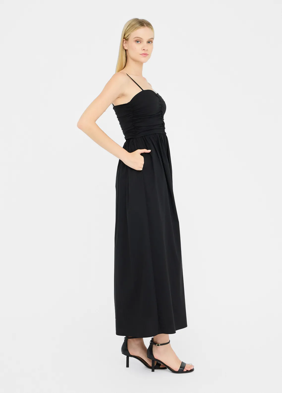 Liu Jo Vestido largo de popelina-Mujer Vestidos