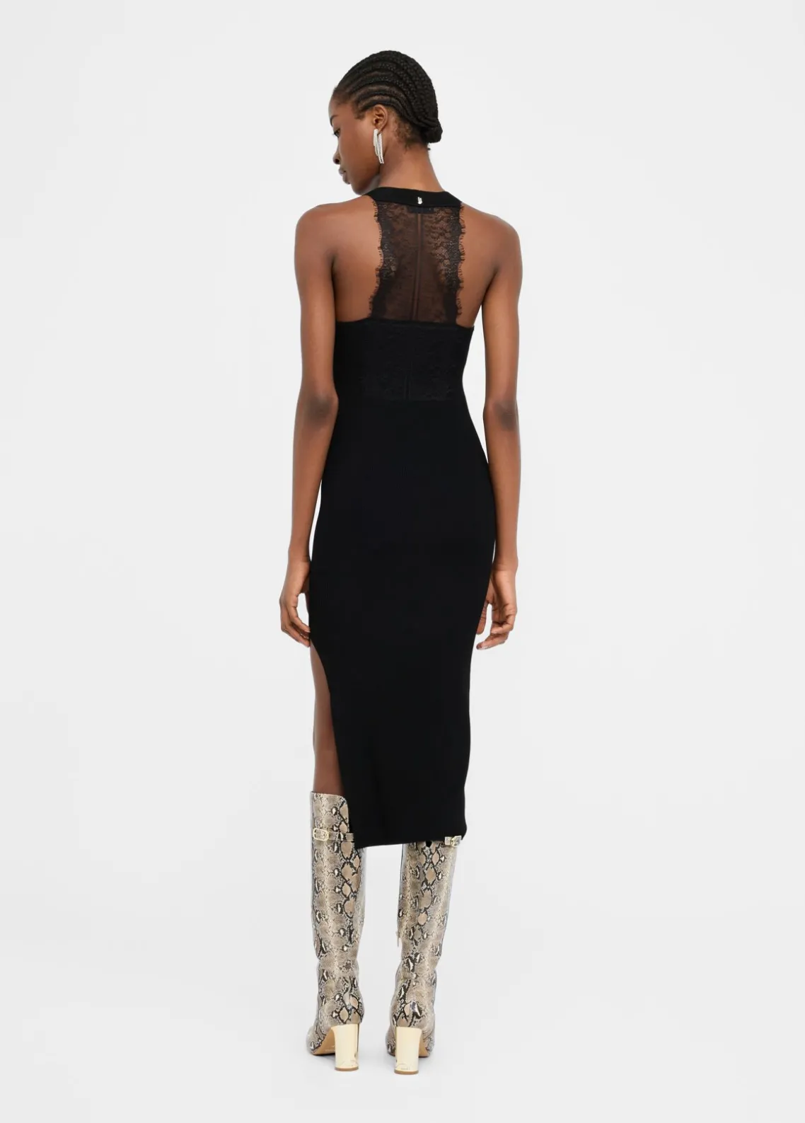 Liu Jo Vestido largo de punto-Mujer Cárdigans Y Jerséis|Vestidos
